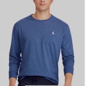 POLO by Ralph Lauren Men's Blue Long Sleeve Shirt -
Custom Slim Fit XL